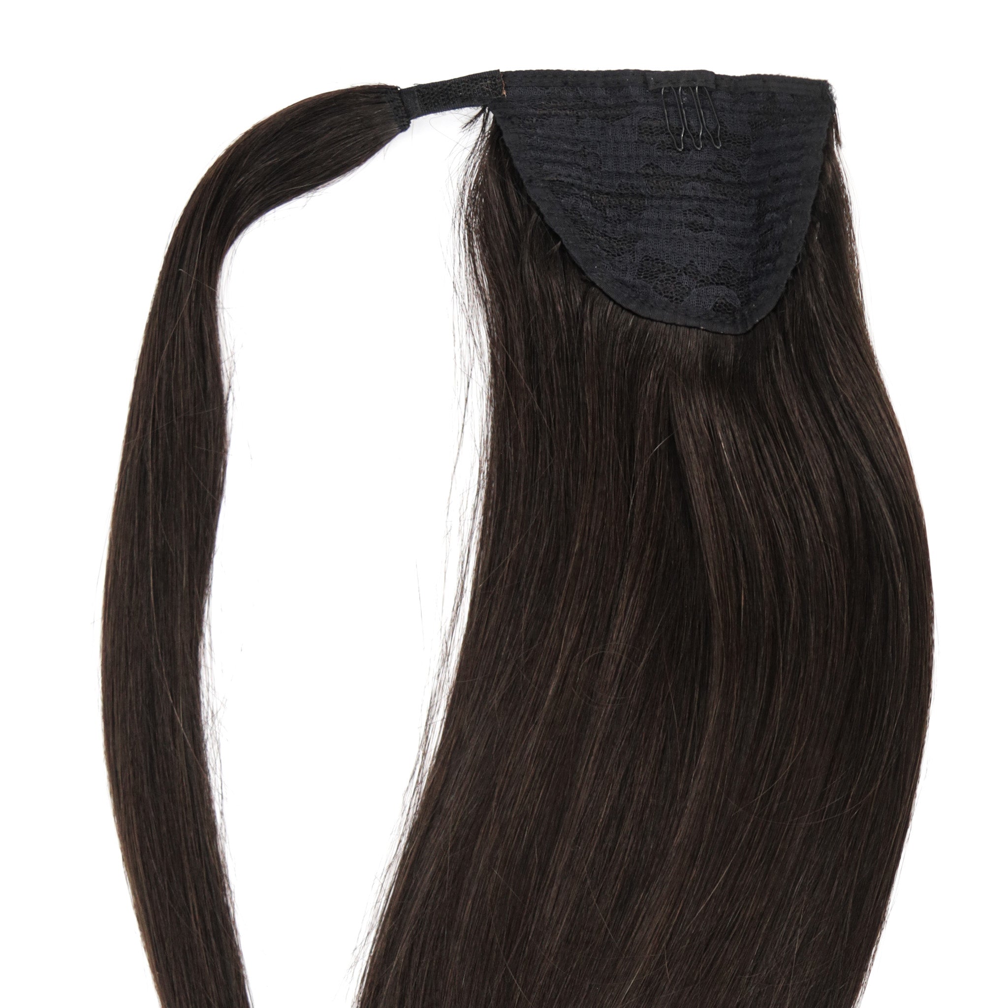1B Ponytail Hair Extension - Soft Black