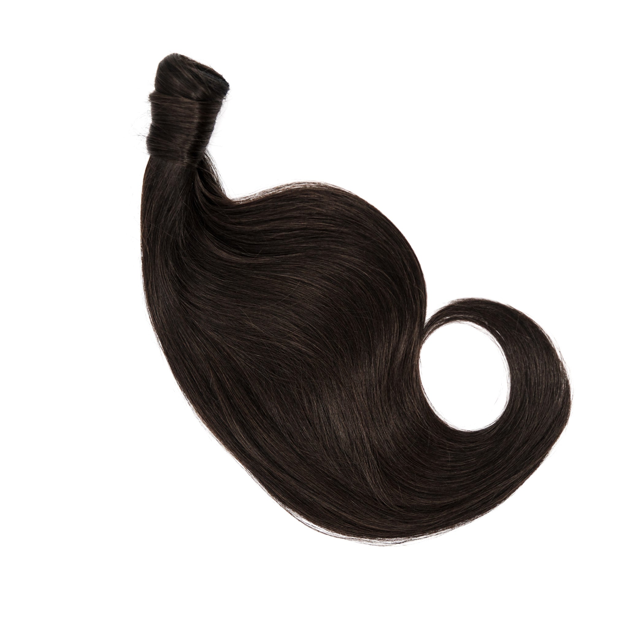 1B Ponytail Hair Extension - Soft Black