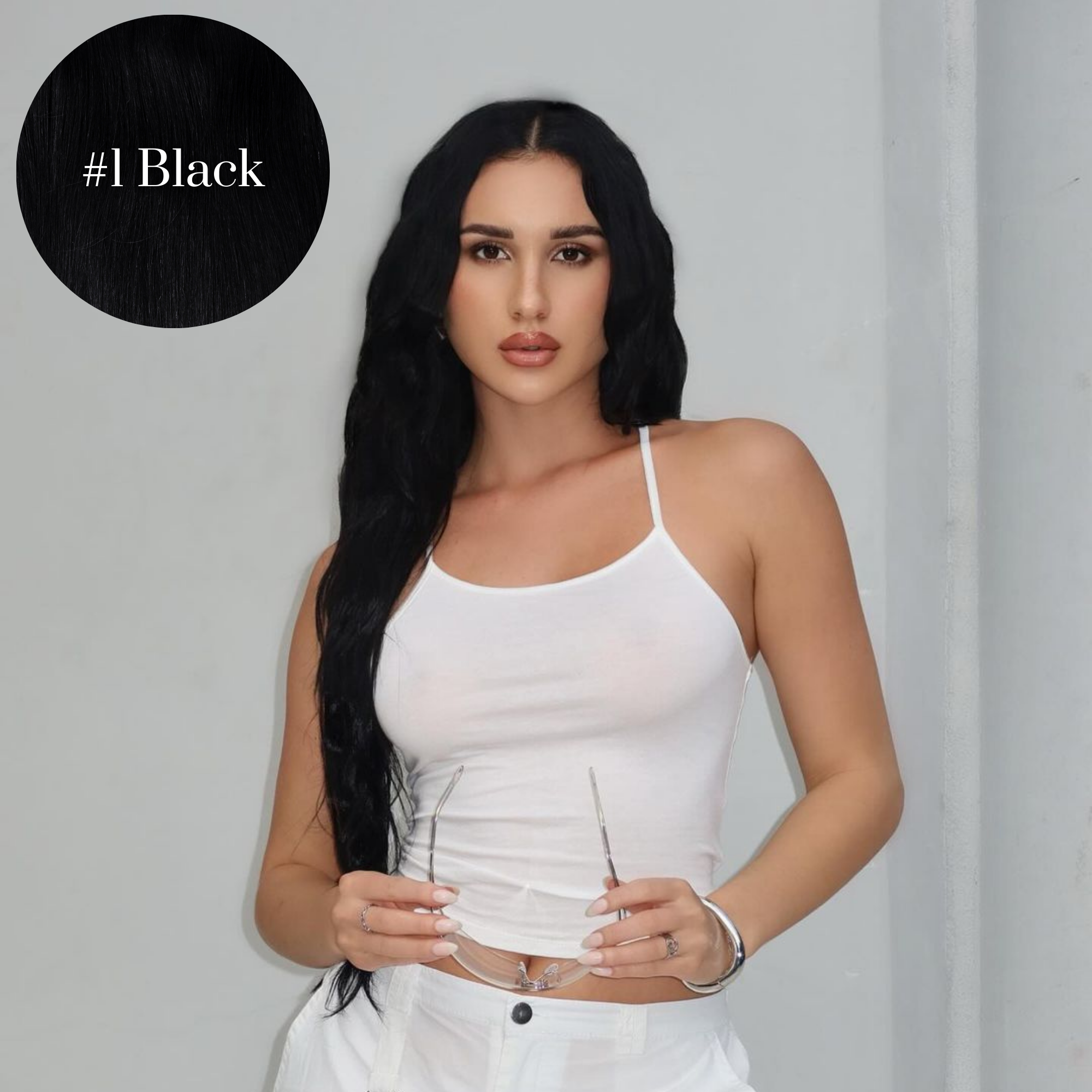 1 Aura Hair Extension - Black