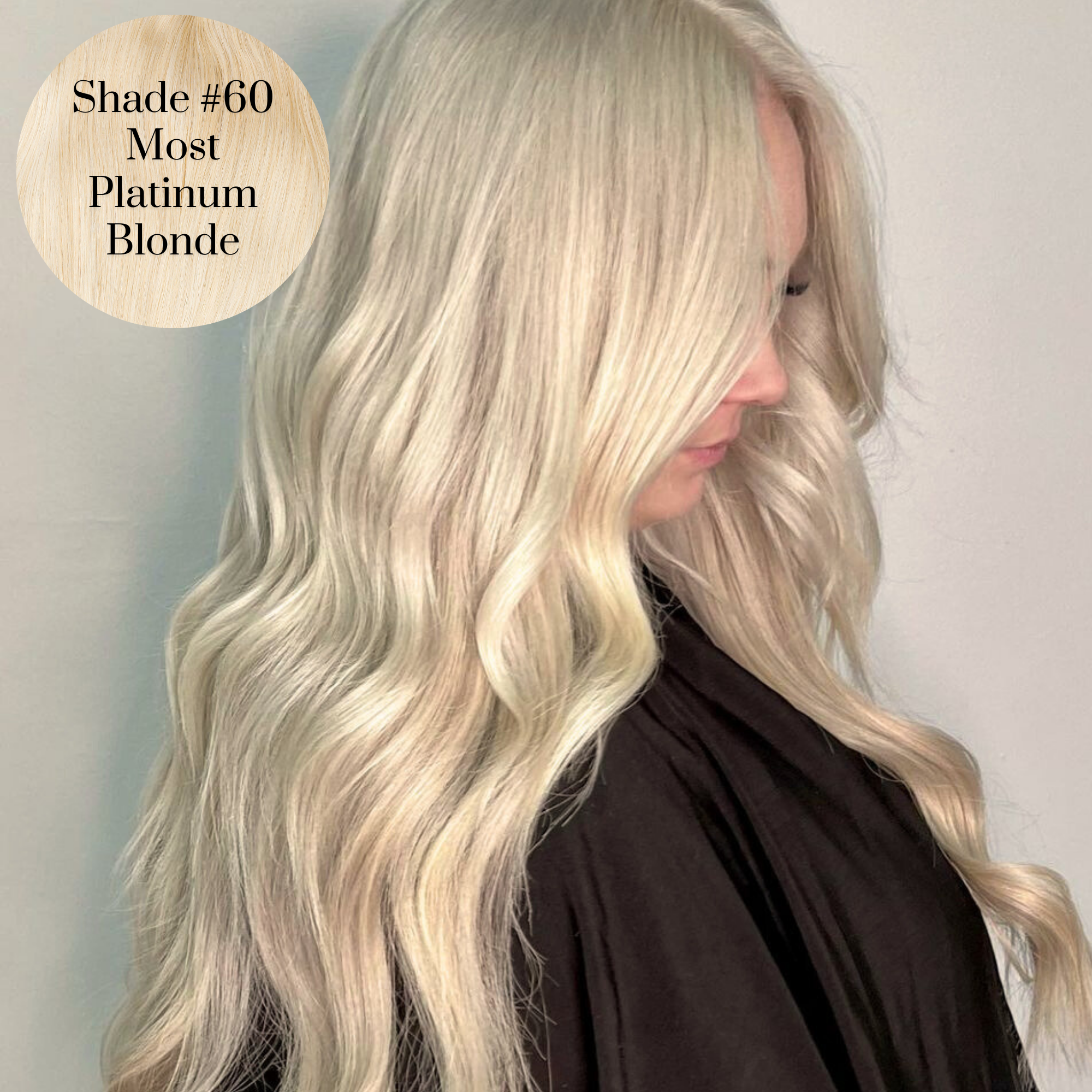 60 Aura Hair Extension - Most Platinum Blonde