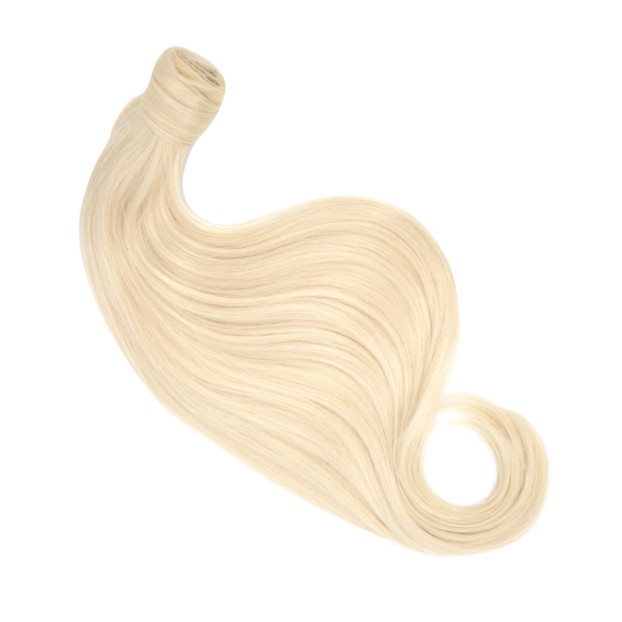 60 Ponytail Hair Extension - Most Platinum Blonde