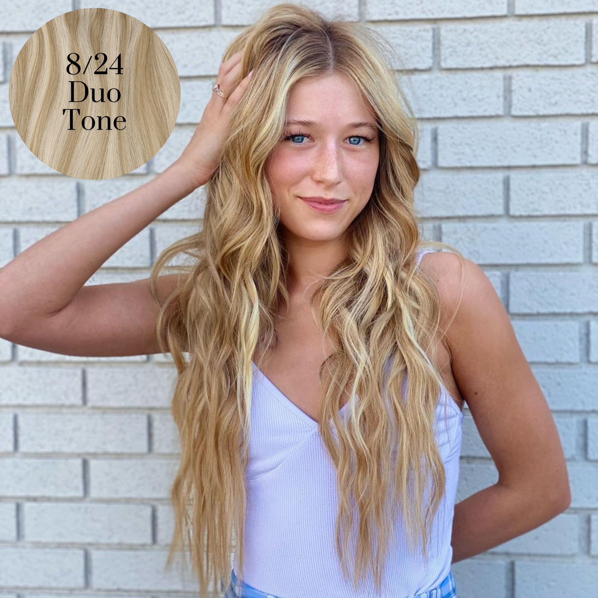8/24 Duo Tone Aura Hair Extension