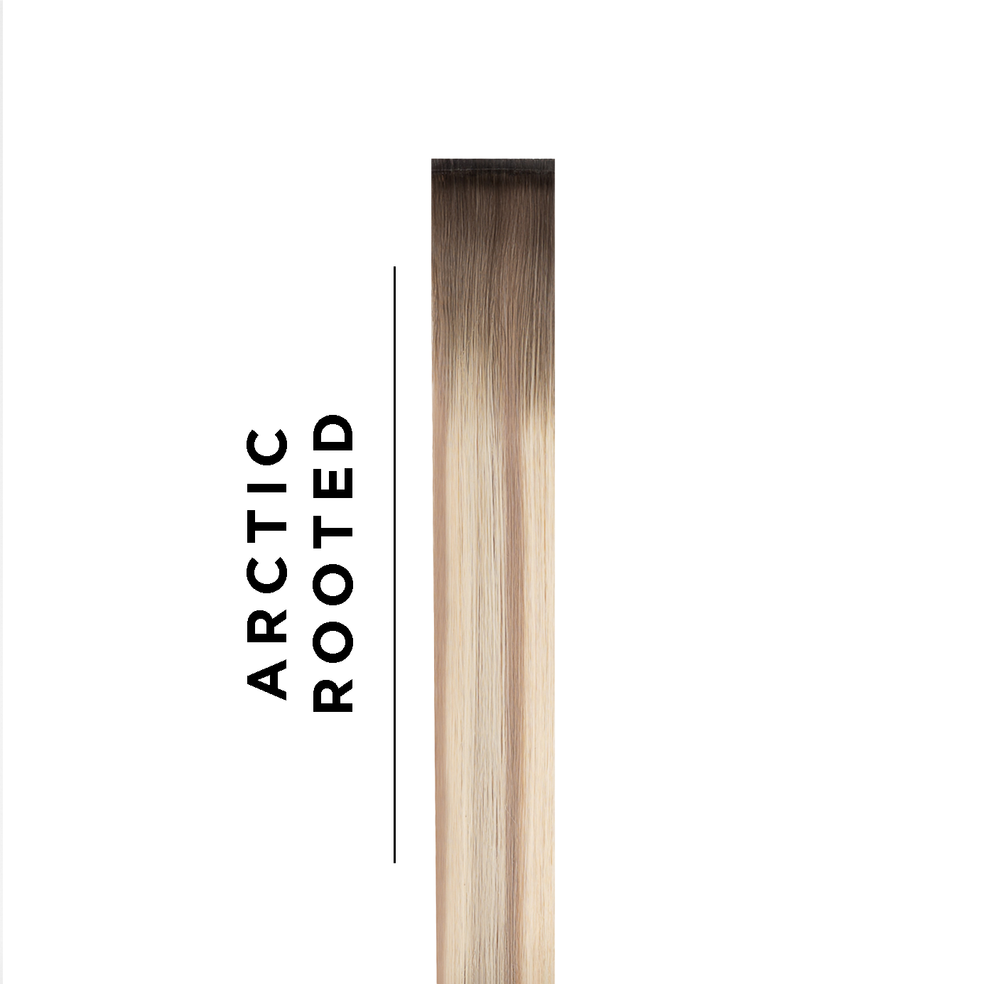 Arctic Rooted Sample Clip In Hair Extension