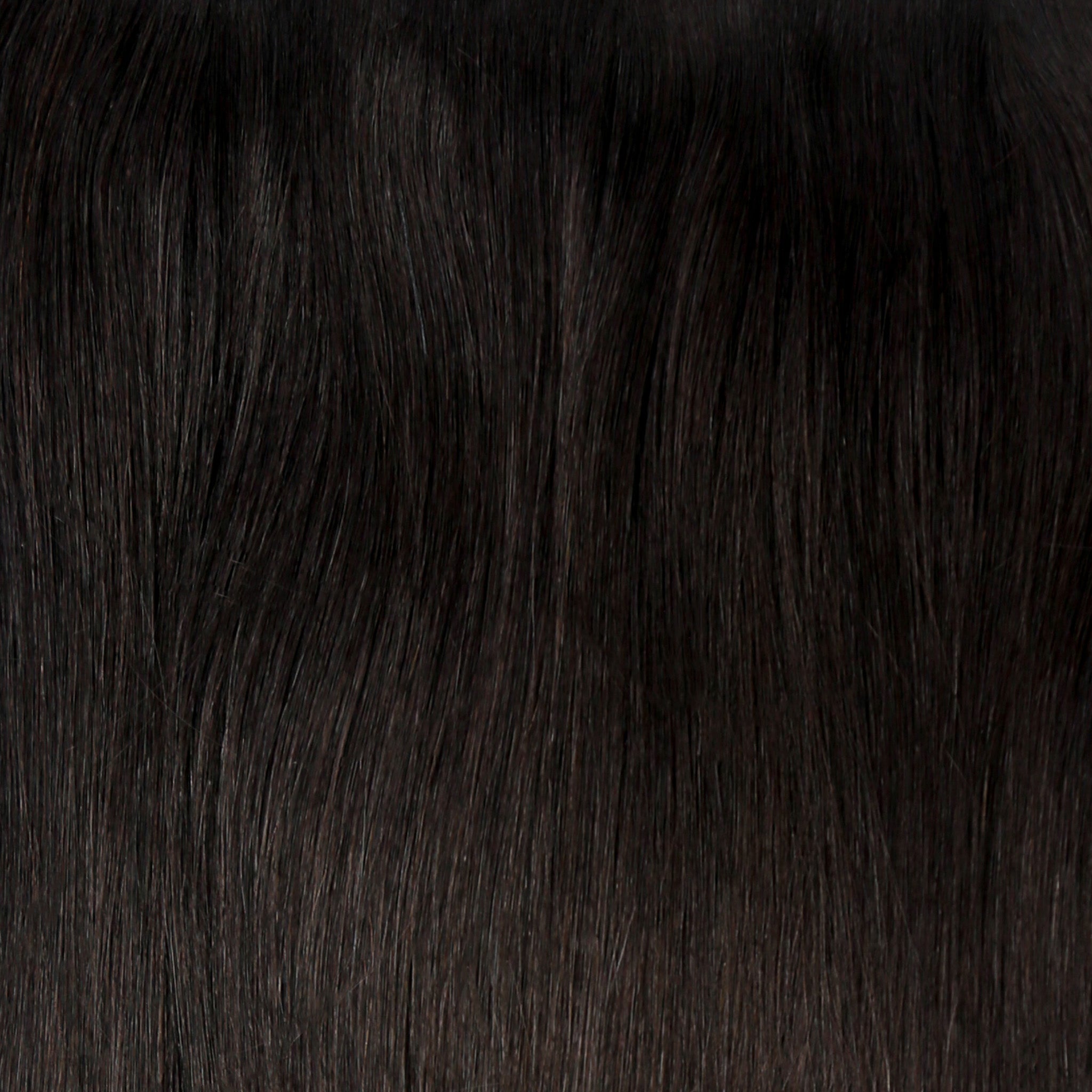 #1N Black Ultra Narrow Clip In Hair Extensions