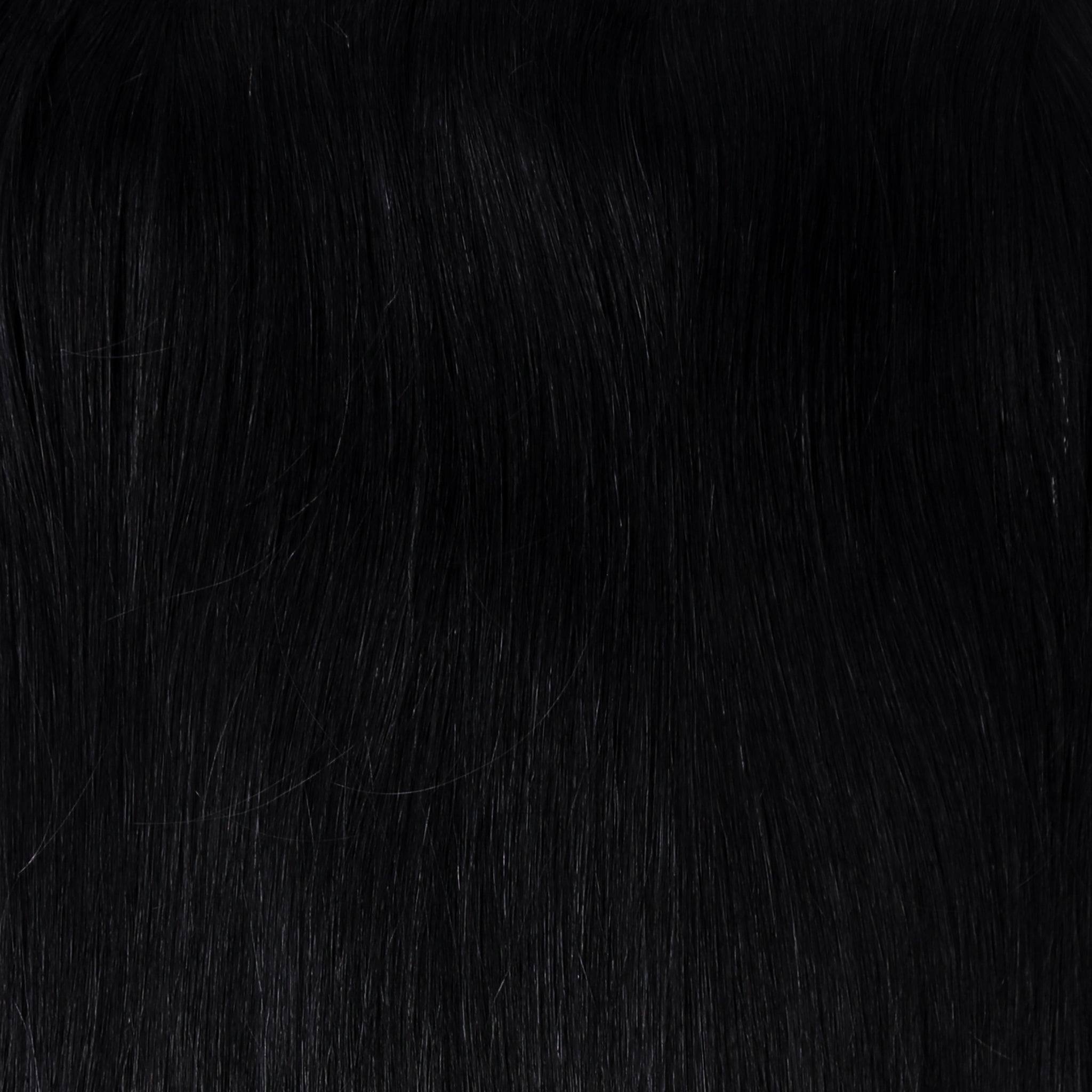 #1 Black Ultra Narrow Clip In Hair Extensions