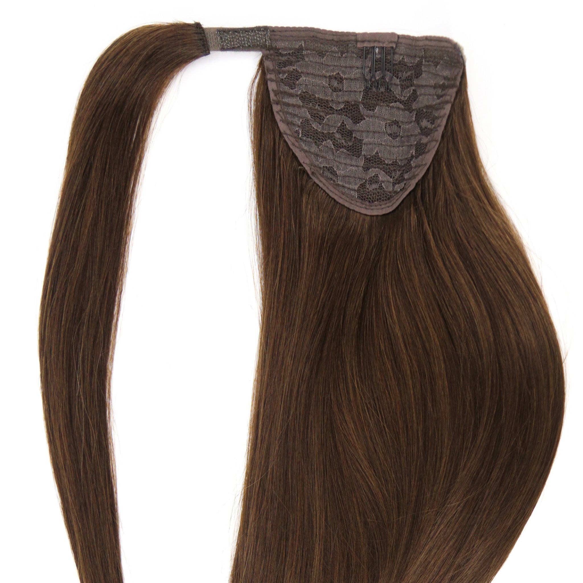 #2 Dark Brown Ponytail Hair Extension
