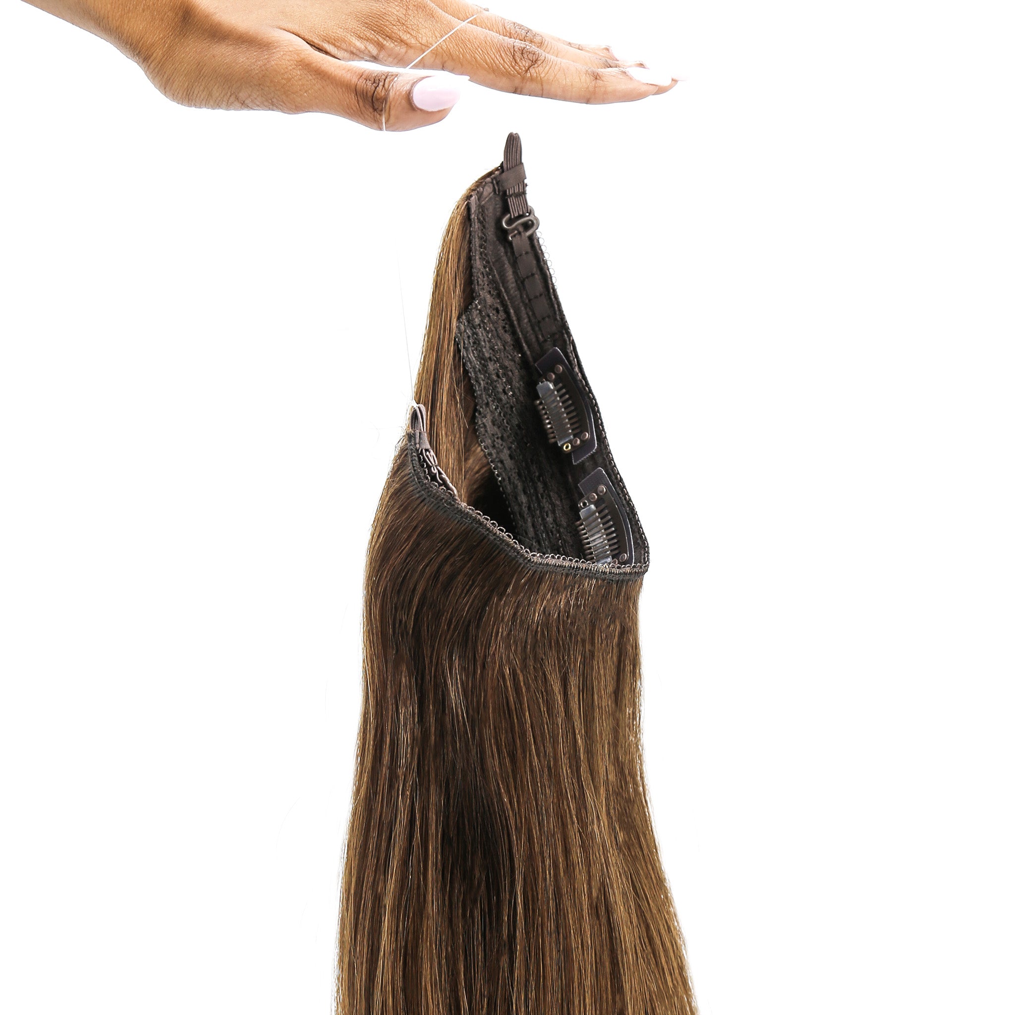 #4 Medium Brown Aura Hair Extension