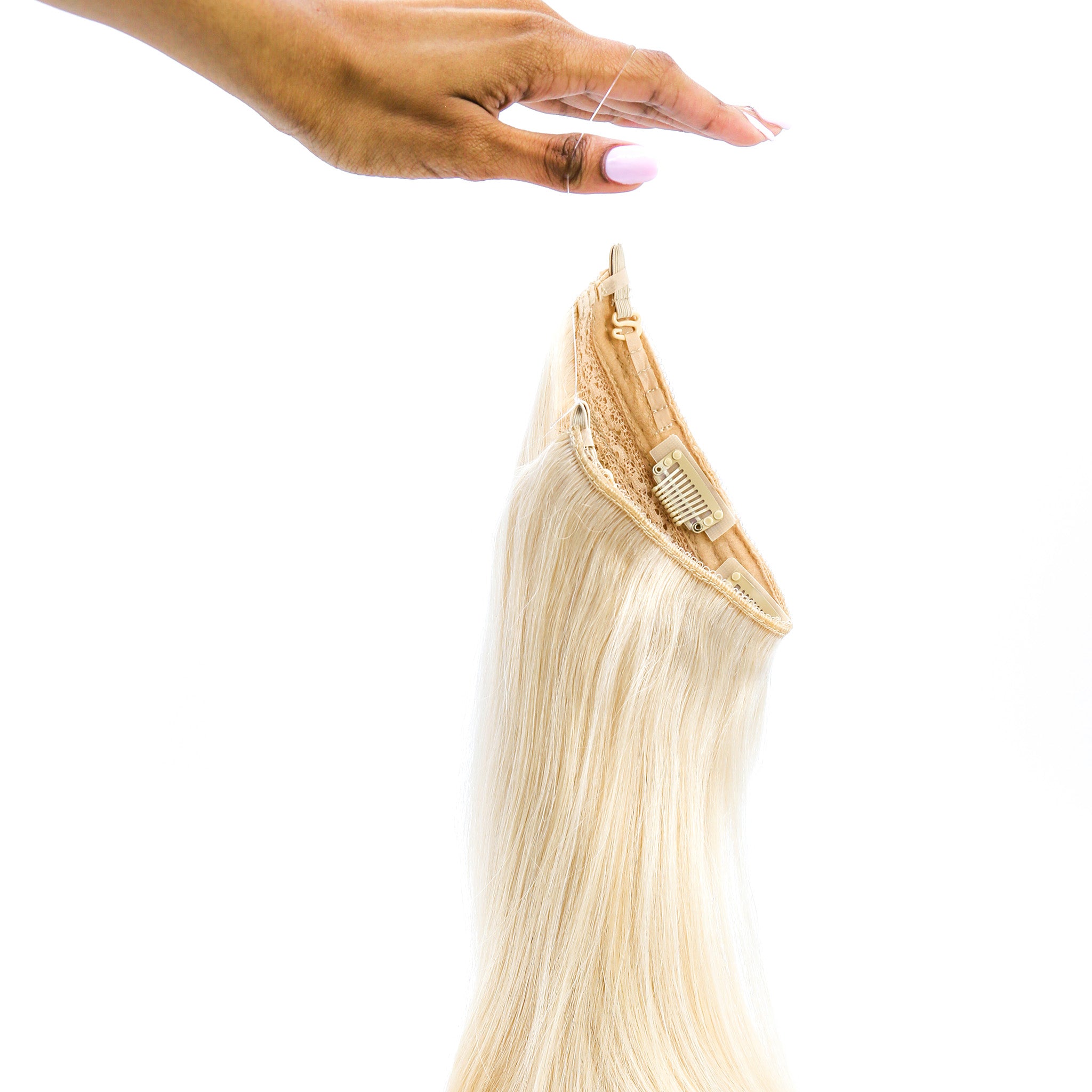 #60 Most Platinum Blonde Aura Hair Extension