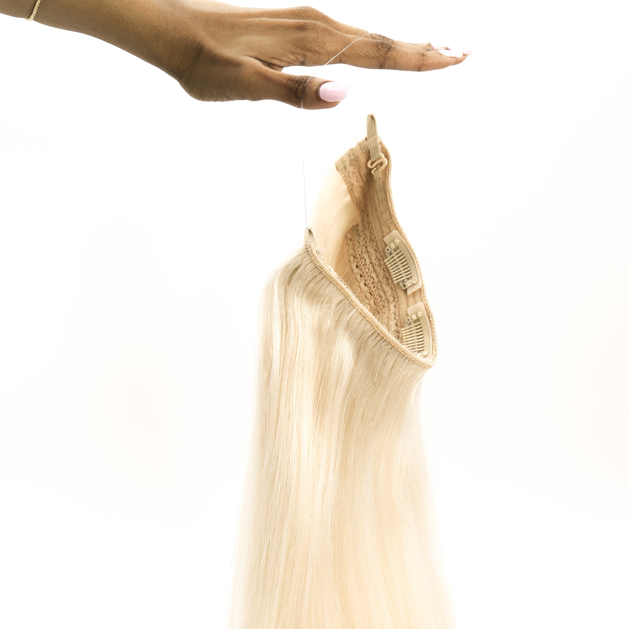 #60A Most Platinum Ash Blonde Aura Hair Extension