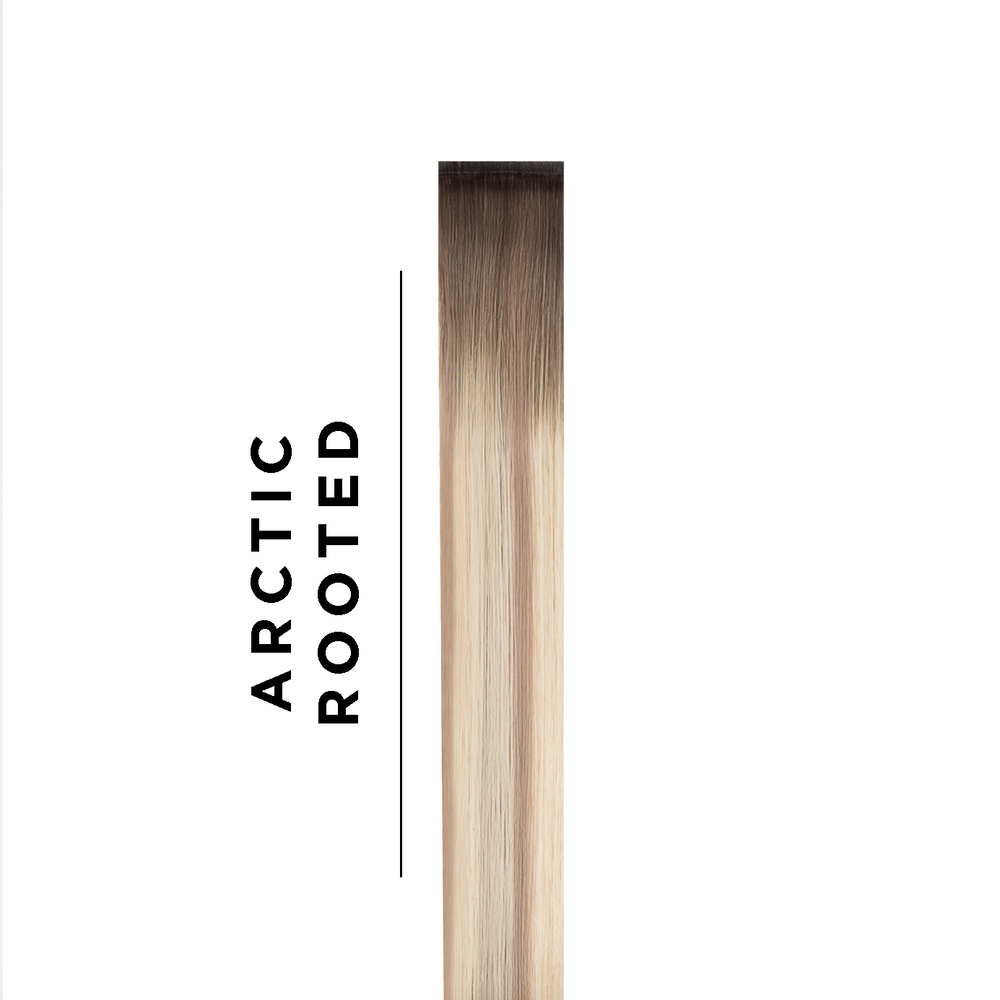 Arctic Rooted Sample Clip In Hair Extension | AquaLyna