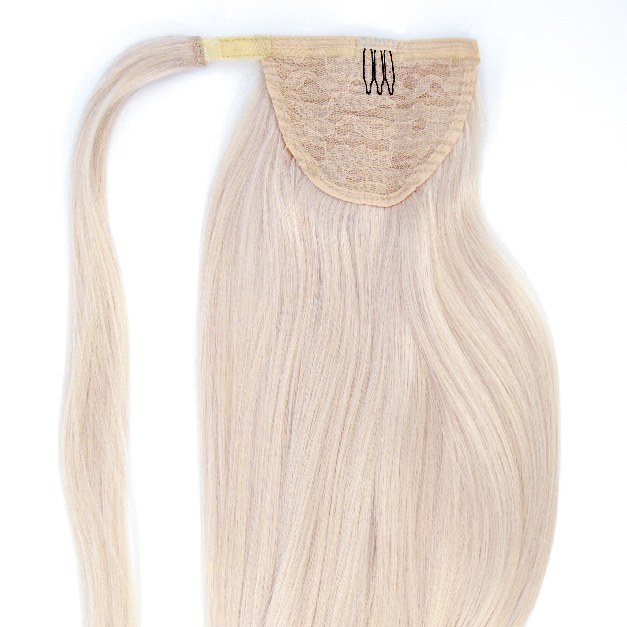 #62 Icy Blonde Ponytail Hair Extension